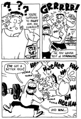 Frankenstein's Wrestler Page 4