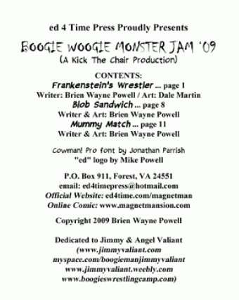 BW Monster Jam - Credits